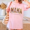 Custom Mama Shirt With Kids Names Faux Embroidery Effect Comfort Shirt HO82 903346