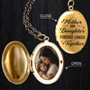 Custom Photo Mother And Daughter Forever Linked Locket Necklace TH10 892611