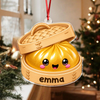 Custom Name Dim Sum Steamer Acrylic Ornament, Christmas Gift For Food Lovers TH10 171035