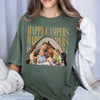 Custom Family Photo Vintage Happy Camper Comfort Shirt - Personalized Family Camping Gift TH10 170153