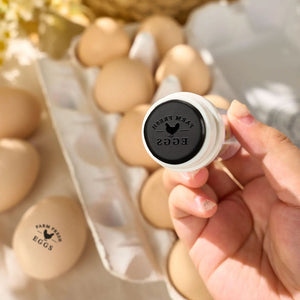 Personalized Hen Silhouette Egg Stamp with Name Gift for Family Farmer Breeder CH07 896560