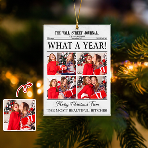 Custom Photo Besties Christmas Tree Acrylic Ornament Christmas Gift For Besties HO82 894674