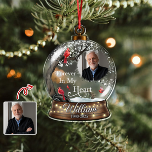 I'm Always With You - Personalized Memorial Photo Acrylic Ornament CH07 896480