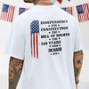 Personalized 250 Years Of America Back Shirt – Independence 1776 Constitution 1787 Bill Of Rights Patriotic USA TH10 898929