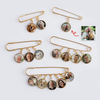 Custom Photo Memorial Boutonniere Lapel Pin Sympathy Keepsake Gift LM32 895539