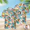 Custom Face Photo Tropical Aloha Hawaii Shirt TH10 169449