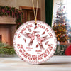 My Mind Still Talks To You Toile - Personalized Ceramic Ornament HA75 897460