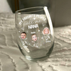 Custom Photo My Favorite People Call Me Grandma, Mom Wine Glass HA75 892294