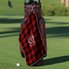 Personalised Golf Club Wreath Plaid Golf Towel HO82 902172