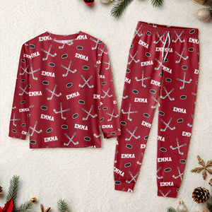 Hockey Custom Name - Personalized Sleepwear Gift For Hockey Lovers HO82 900204