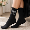 Personalized Name Senior - Class of 2027 Ruffle Socks CH07 180432