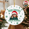 Custom Photo Merry Christmas Making Memories Ceramic Ornament - Gift For Christmas, Family Gift HO82 903310