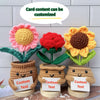 Personalized Gift For Teacher Thank You For Helping Me Grow Crochet Plant LM32 893797
