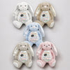 Custom Baby Bump Photo - Personalized This Mother's Day I'll Be Snuggled Up In Your Tummy Bunny Plush CH07 895308