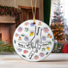 You Hold Hands Also Our Hearts Personalized 3D Inflated Effect Ceramic Ornament HA75 897818
