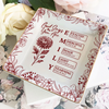 God Says I Am Personalized Name Initial Bible Toile De Jouy Jewelry Dish Gift LM32 895365