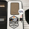 Personalized Family Adventures RV Decal - Gift For Campers HO82 902932