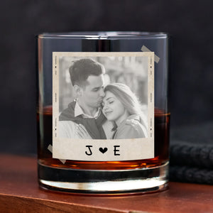 Custom Photo Whiskey Glass Gift For Couple CH07 895450
