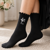 Personalized Funny Adult Embroidered Ruffle Socks CH07 180440