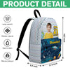 Custom Kid Photo Hello School Backpack CH07 896124