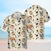 Custom Photo Stick Figures Best Dad Grandpa Ever Hawaii Shirt LM32 893711