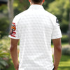 Personalized Bald Eagles American Flag Polo Shirt, Gift For Golf HO82 900824