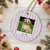 Personalized Pet Photo Christmas Ceramic Ornament Pet Lover Holiday Gift TH10 170755