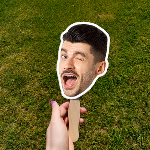 Custom Funny Face Photo For Special Day Face Fan TH10 892531