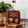 Custom Photo Happy Father's Day To The Best Dog Dad Ever Whiskey Bottle HA75 921390