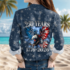 Personalized 250th Anniversary Eagle Patriotic American Blouse Shirt CH07 911814