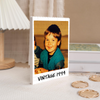 Custom Photo Vintage Building Brick Block - Personalized Birthday Gift HA75 921504