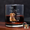 Custom Photo To the World’s Best Dog Dad We Woof You Whiskey Glass - Father’s Day Gift CH07 911424