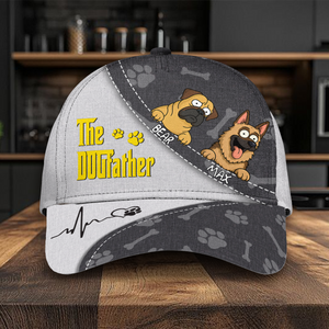 The Dogfather - Personalized Classic Cap For Dog Dad CH07 895644