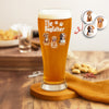 Custom Dog Photo The Dog Father Pilsner Glass Gift for Dog Lovers HA75 892882
