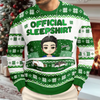 Official Sleepshirt Funny Family With Cat Ugly Sweater Personalized Gift For Cat Lovers HO82 900184