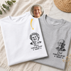 Custom Photo Forever In My Heart White Shirt - Personalized Memorial Sympathy Gifts For Loss Of Mom, Dad CH07 180098