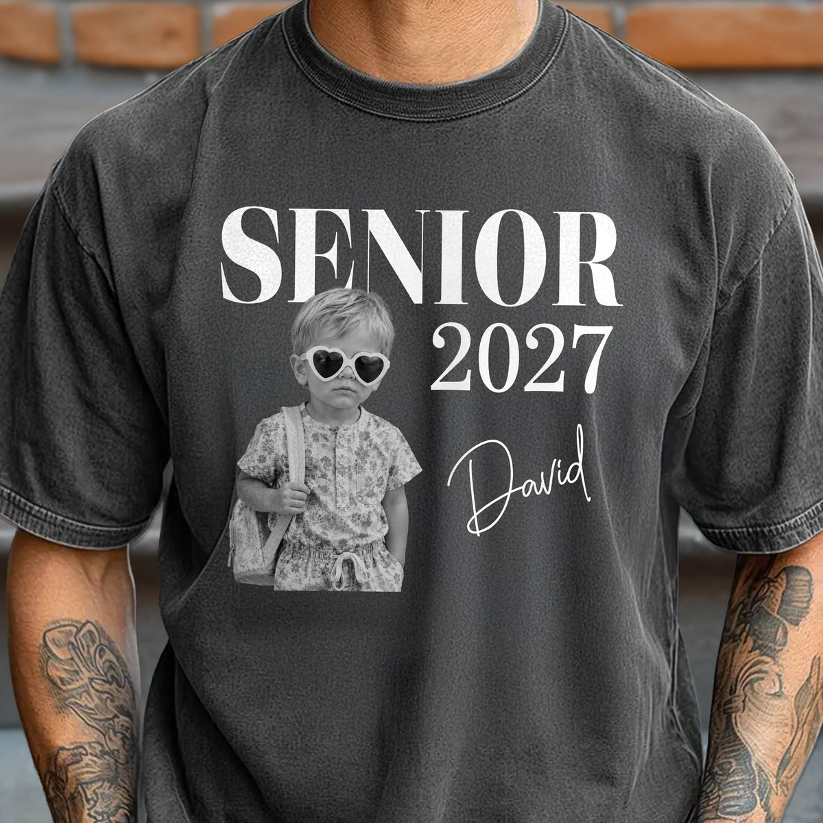 Custom Photo And Name Senior 2027 Comfort Shirt TH10 170609