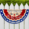 Custom Family Name 250 Years We The People Non-Pleated Fan Flag CH07 911688