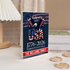 Custom Name Faith, Family & Freedom America Patriotic Building Brick Blocks HA75 920540