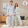 Custom Baby Face Best Dad, Mom Ever Retro Pajamas - Personalized Gift for Parents, Father's Day LM32 669007