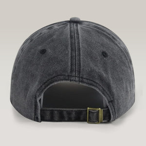 Best Dad Ever - Personalized Vintage Washed Denim Baseball Cap HO82 894394