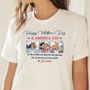 Custom Photo Happy Mother's Day & 250 Years Of America To My World Bright Shirt HO82 902132