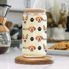 Custom Photo With Name Favorite Funny Heart Glass Can With Lid For Couple, Pet Lovers LM32 897833