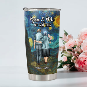 You & Me We Got This Starry Night Personalized Fat Tumbler Anniversary Gifts For Couple CH07 896528