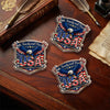 Faith, Family & Freedom 250th Anniversary of America Eagle Acrylic Pin CH07 911070