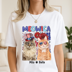 Custom Photo Meowica - Personalized Shirt LM32 893917
