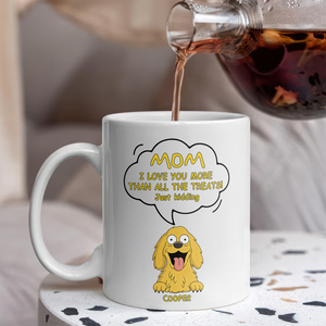 Custom Dog Clipart Just Kidding For Dog Lover Mug TH10 892695