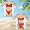 Personalized Bride Bikini Body 3D White Shirt - Wedding Party Gift for Her HA75 921846