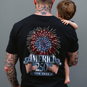 America 250 Firework Back Shirt TH10 894639