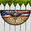 Custom Family Name 250 Years Of Freedom Non-Pleated Fan Flag TH10 169081